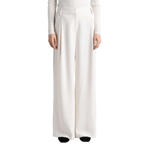 Cue Crepe Pleat Wide Leg Pant